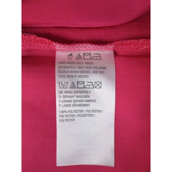 Attitudes by Renee Tunic 8 Lipstick Pink Collar 3\4 Sleeves Polyester (B16) - Picture 8 of 10